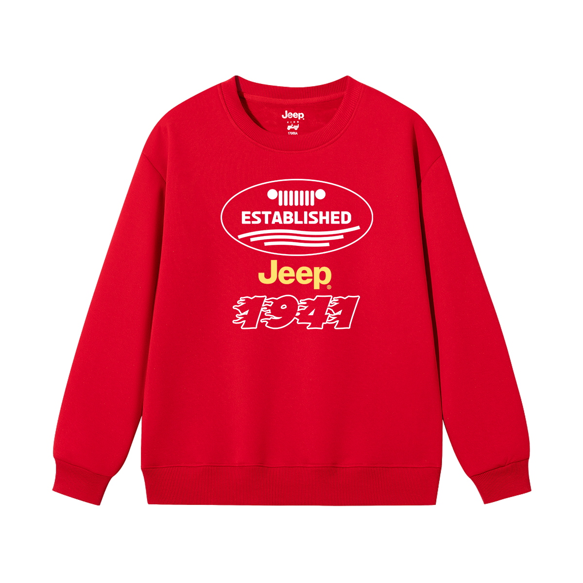 Детская толстовка с круглым вырезом утолщенная Jeep, new year красный fleece-lined
Детская толстовка с круглым вырезом утолщенная Jeep, new year красный fleece-lined
