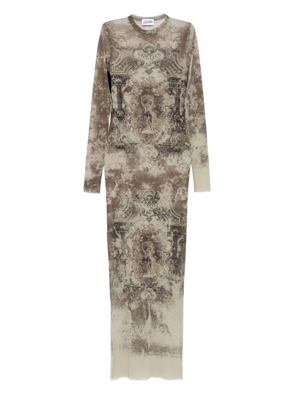 Платье макси с графическим принтом Jean Paul Gaultier, нейтральный
Платье макси с графическим принтом Jean Paul Gaultier, нейтральный