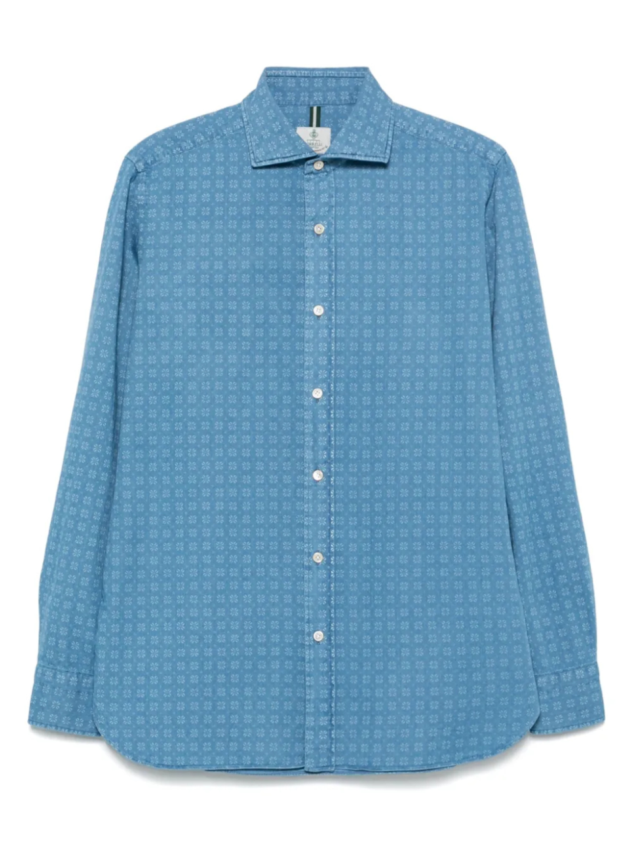 Рубашка с узором Borrelli, синий
Рубашка с узором Borrelli, синий