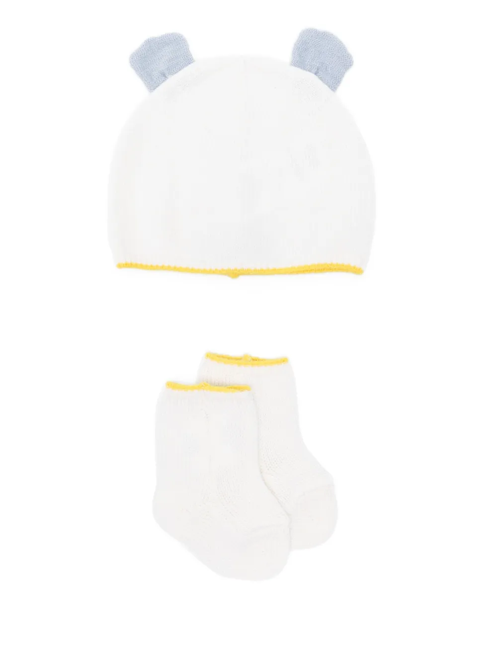 Комплект из шапки бини и пинеток с контрастной отделкой Gensami kids, белый
Комплект из шапки бини и пинеток с контрастной отделкой Gensami kids, белый