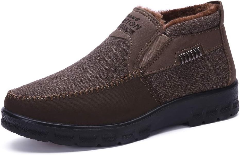 Мужские зимние ботинки-мокасины с меховой подкладкой, теплые туфли-лоферы, подходящие для вождения, дома и на улице, нескользящие, для пожилых, кроссовки для прогулок Asifn, коричневый
Мужские зимние ботинки-мокасины с меховой подкладкой, теплые туфли-лоферы, подходящие для вождения, дома и на улице, нескользящие, для пожилых, кроссовки для прогулок Asifn, коричневый