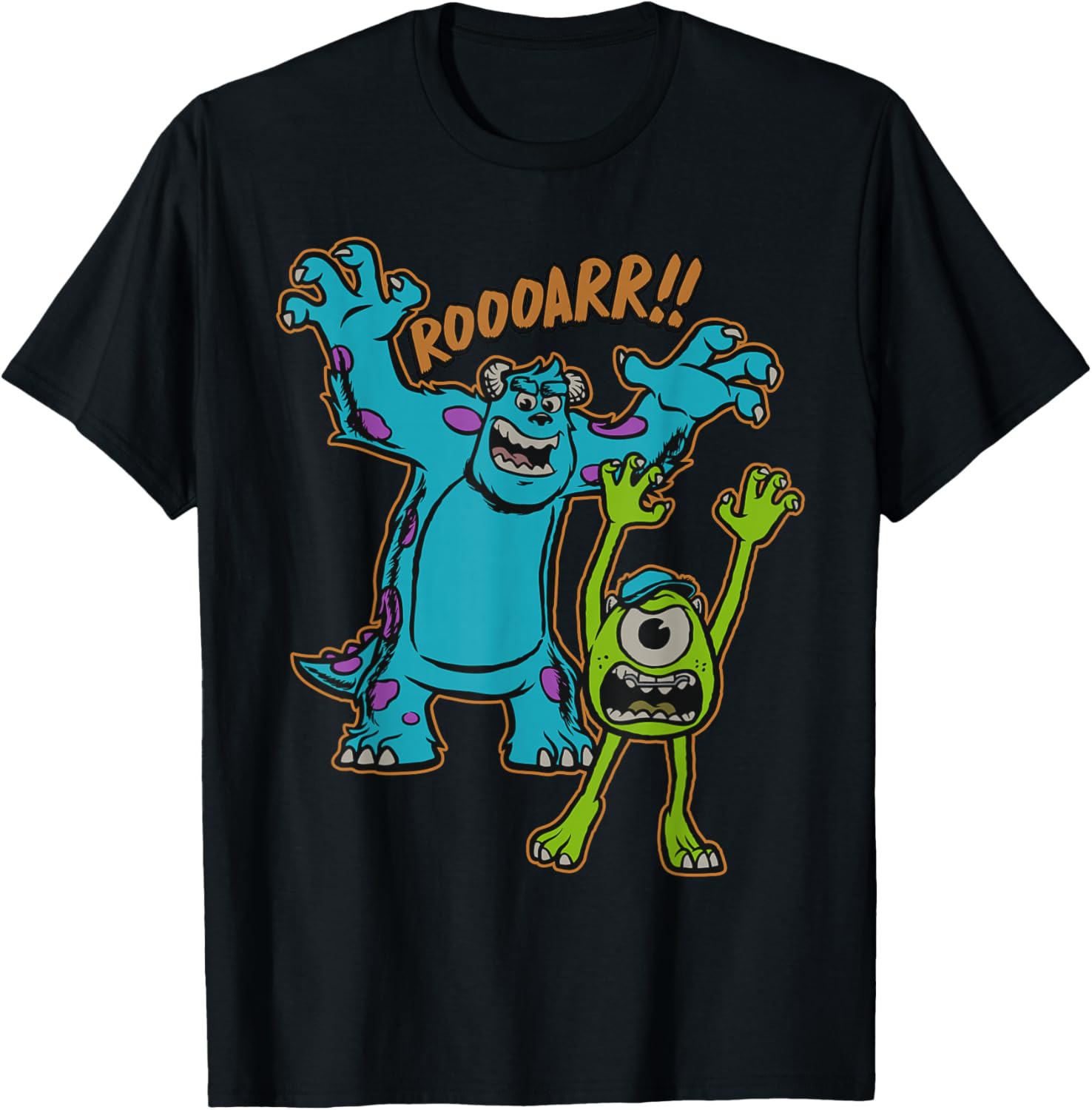 Футболка Disney PIXAR Monsters U с изображением Майки и Салли Роа, черная
Футболка Disney PIXAR Monsters U с изображением Майки и Салли Роа, черная