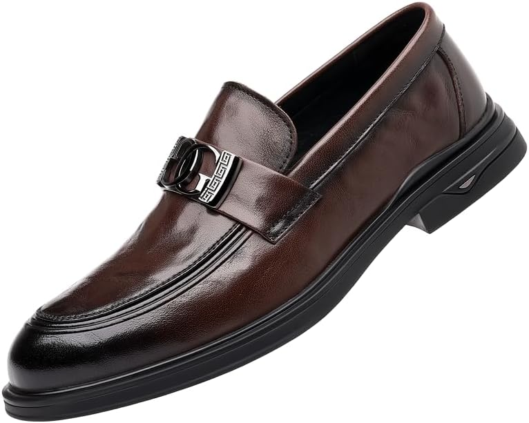 Мужские оксфорды слипоны с острым носком и массивным каблуком для делового стиля Lhyxu, коричневый
Мужские оксфорды слипоны с острым носком и массивным каблуком для делового стиля Lhyxu, коричневый