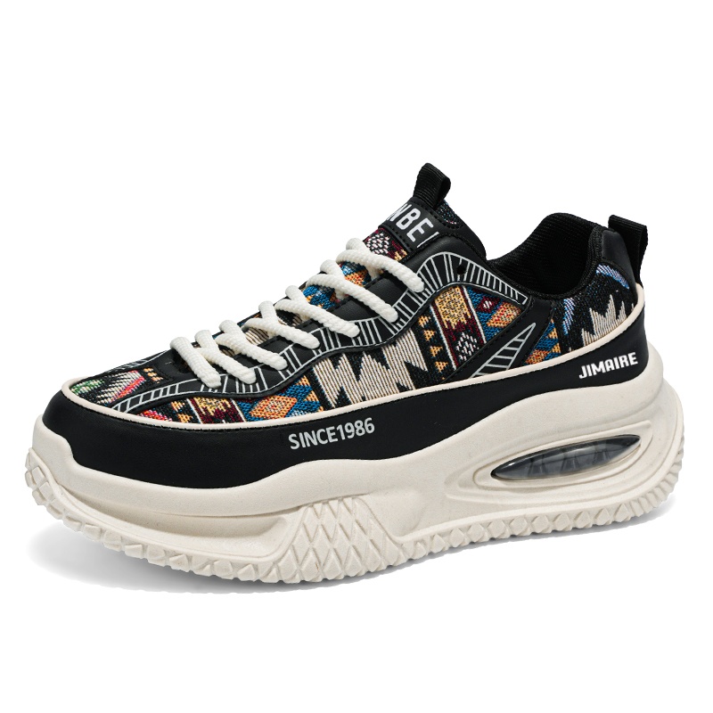 King Jinmai Мужские противоскользящие повседневные кеды с амортизацией черные, цвет Black
King Jinmai Мужские противоскользящие повседневные кеды с амортизацией черные, цвет Black