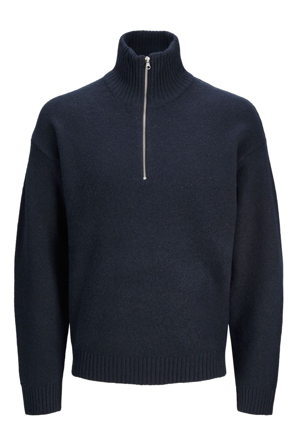 Вязаный джемпер с застежкой молнией на половину длины Jack & Jones, синий
Вязаный джемпер с застежкой молнией на половину длины Jack & Jones, синий