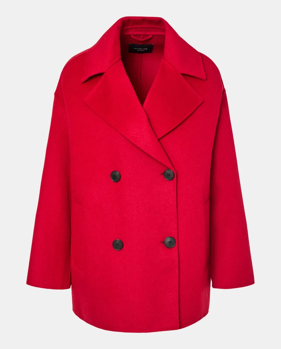 Женское гладкое шерстяное пальто Woman El Corte Inglés, красный
Женское гладкое шерстяное пальто Woman El Corte Inglés, красный