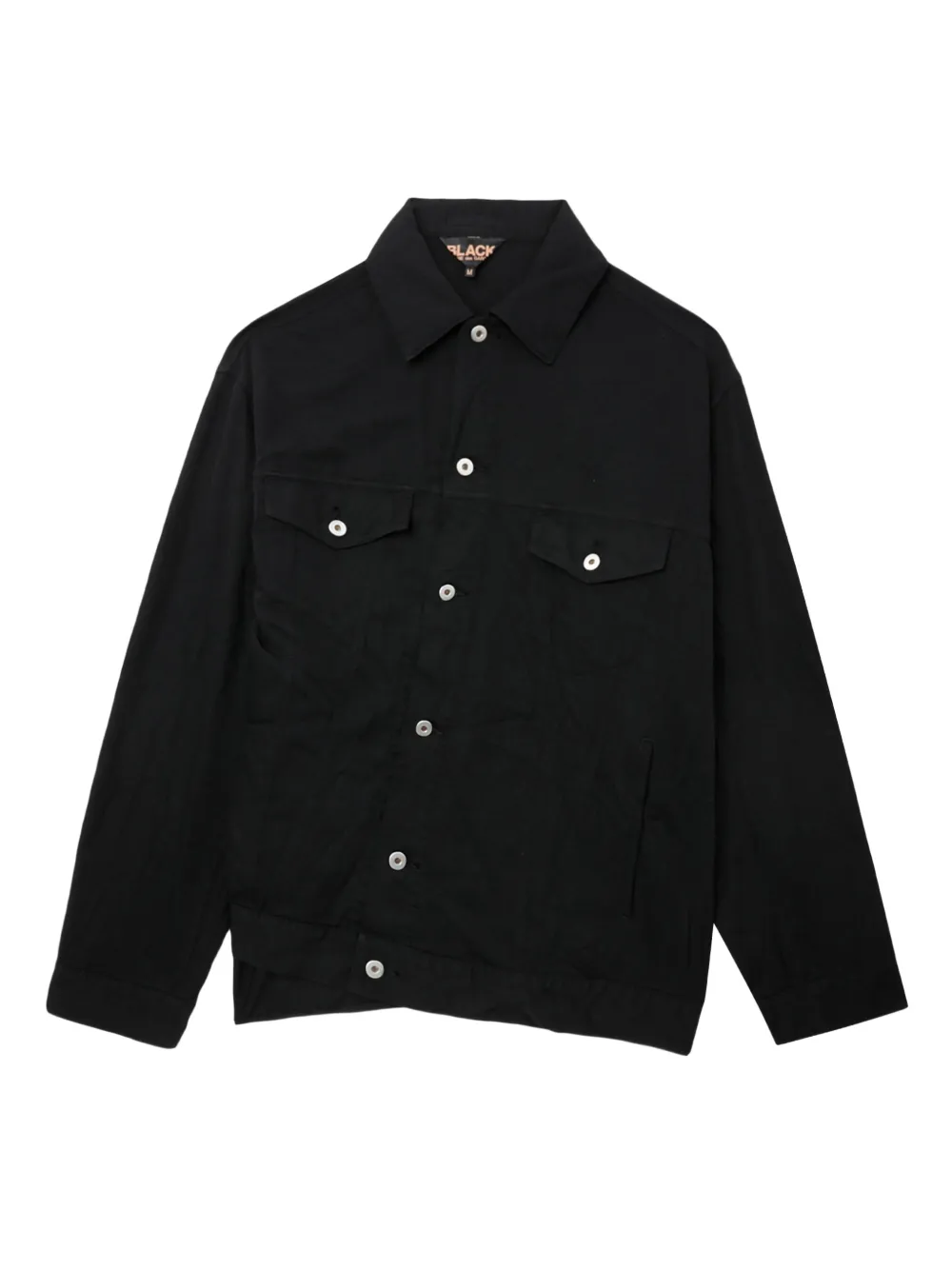 Рубашка-овершорт с карманом на пуговицах Black Comme Des Garçons, черный
Рубашка-овершорт с карманом на пуговицах Black Comme Des Garçons, черный