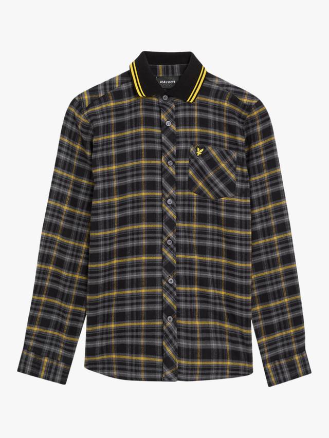 Детская хлопковая рубашка с длинным рукавом в клетку Lyle & Scott, Black/Yellow
Детская хлопковая рубашка с длинным рукавом в клетку Lyle & Scott, Black/Yellow