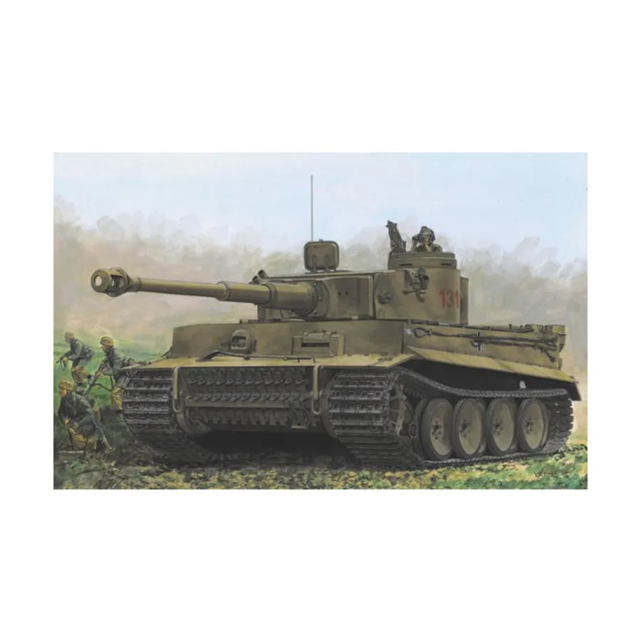 Tiger I "131" s.Pz.Abt.504 (Тунис), Dragon Models - '39 to '45 Series - Germany (1:35)
Tiger I "131" s.Pz.Abt.504 (Тунис), Dragon Models - '39 to '45 Series - Germany (1:35)