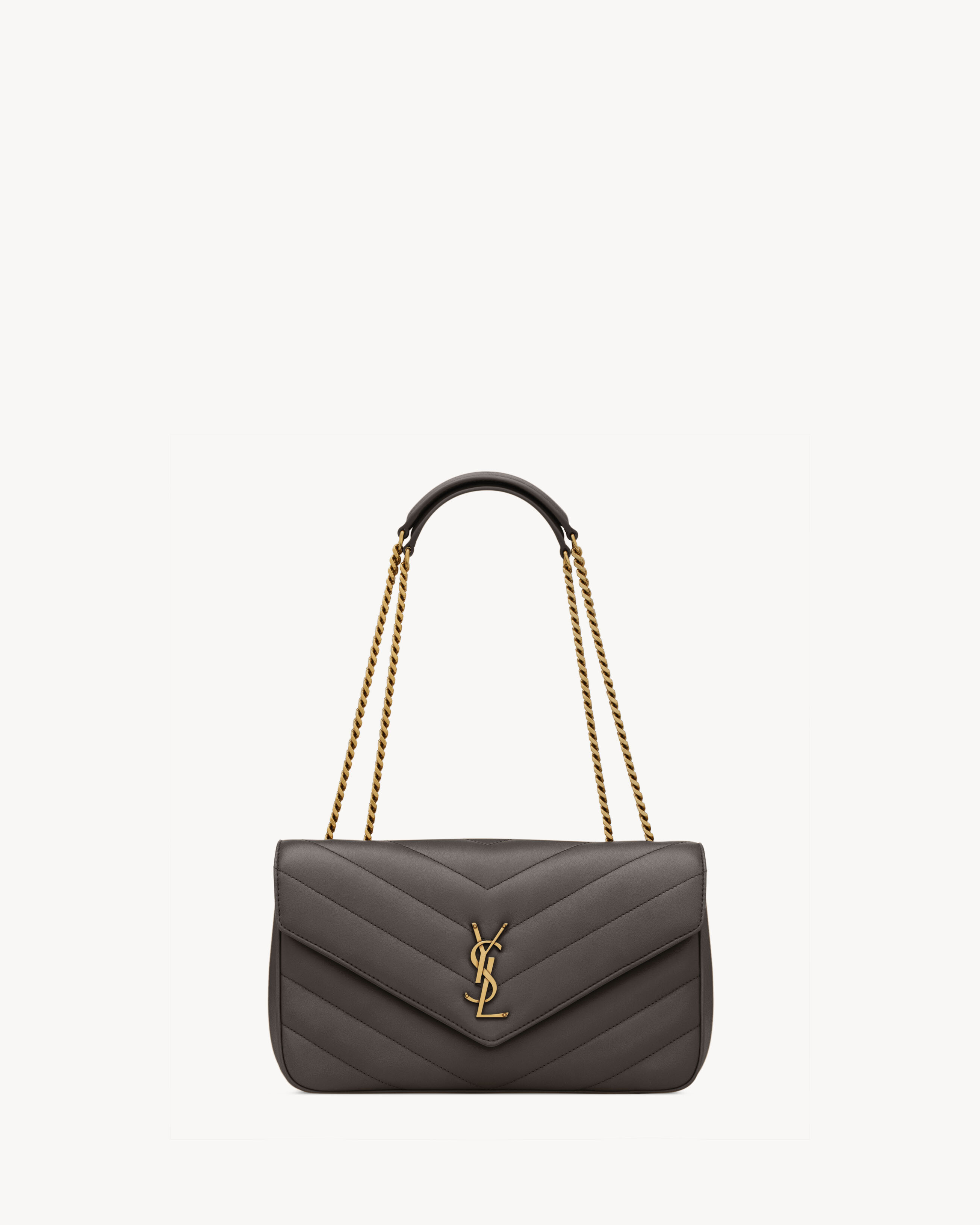 Сумка-чейн из овчины Saint Laurent, серый/серебряный
Сумка-чейн из овчины Saint Laurent, серый/серебряный
