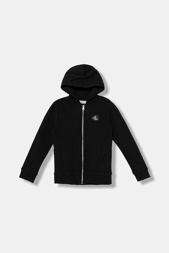 Детская хлопковая толстовка Calvin Klein Jeans, черный
Детская хлопковая толстовка Calvin Klein Jeans, черный