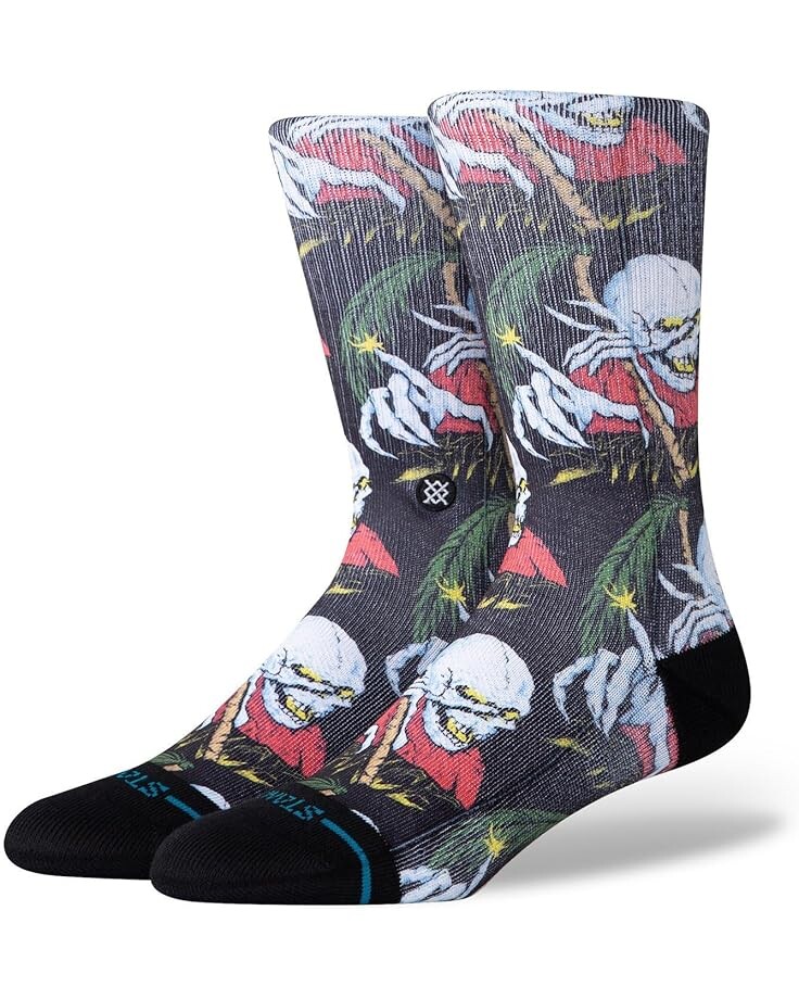 Носки Unisex Stance Palm Slayer Crew, черный 
Носки Unisex Stance Palm Slayer Crew, черный