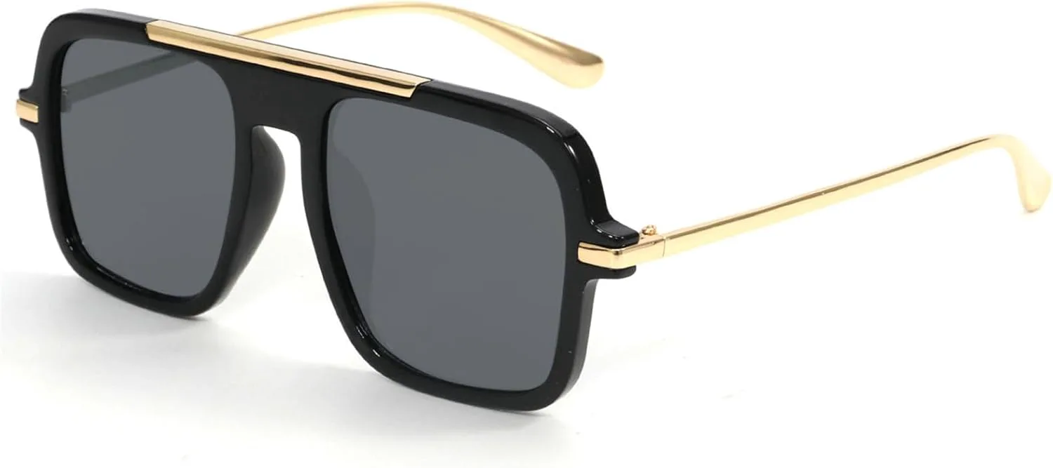 Willochra Модные большие квадратные солнцезащитные очки для женщин и мужчин, очки-пилот в винтажном стиле, солнцезащитные очки-щитки в большой оправе для мужчин, C1
Willochra Модные большие квадратные солнцезащитные очки для женщин и мужчин, очки-пилот в винтажном стиле, солнцезащитные очки-щитки в большой оправе для мужчин, C1