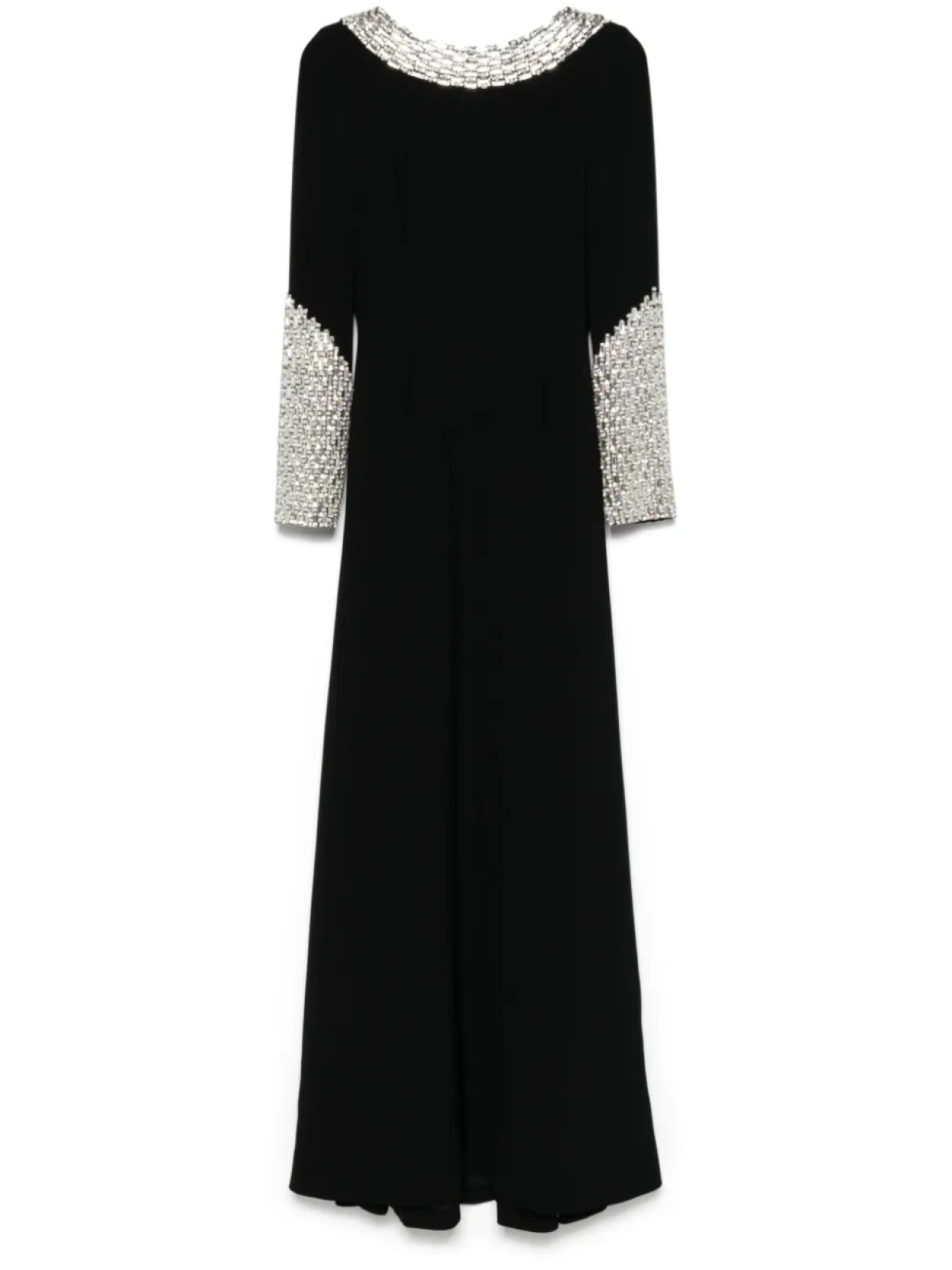 Платье Дины Мелвани, украшенное кристаллами Dina Melwani, черный
Платье Дины Мелвани, украшенное кристаллами Dina Melwani, черный