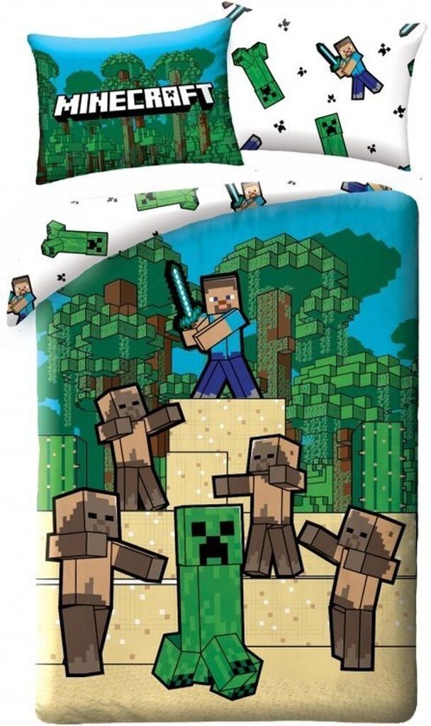 Белье HALANTEX в комплекте с Minecraft Creeper и Steve Cotton, 140/200, 70/90 см
Белье HALANTEX в комплекте с Minecraft Creeper и Steve Cotton, 140/200, 70/90 см