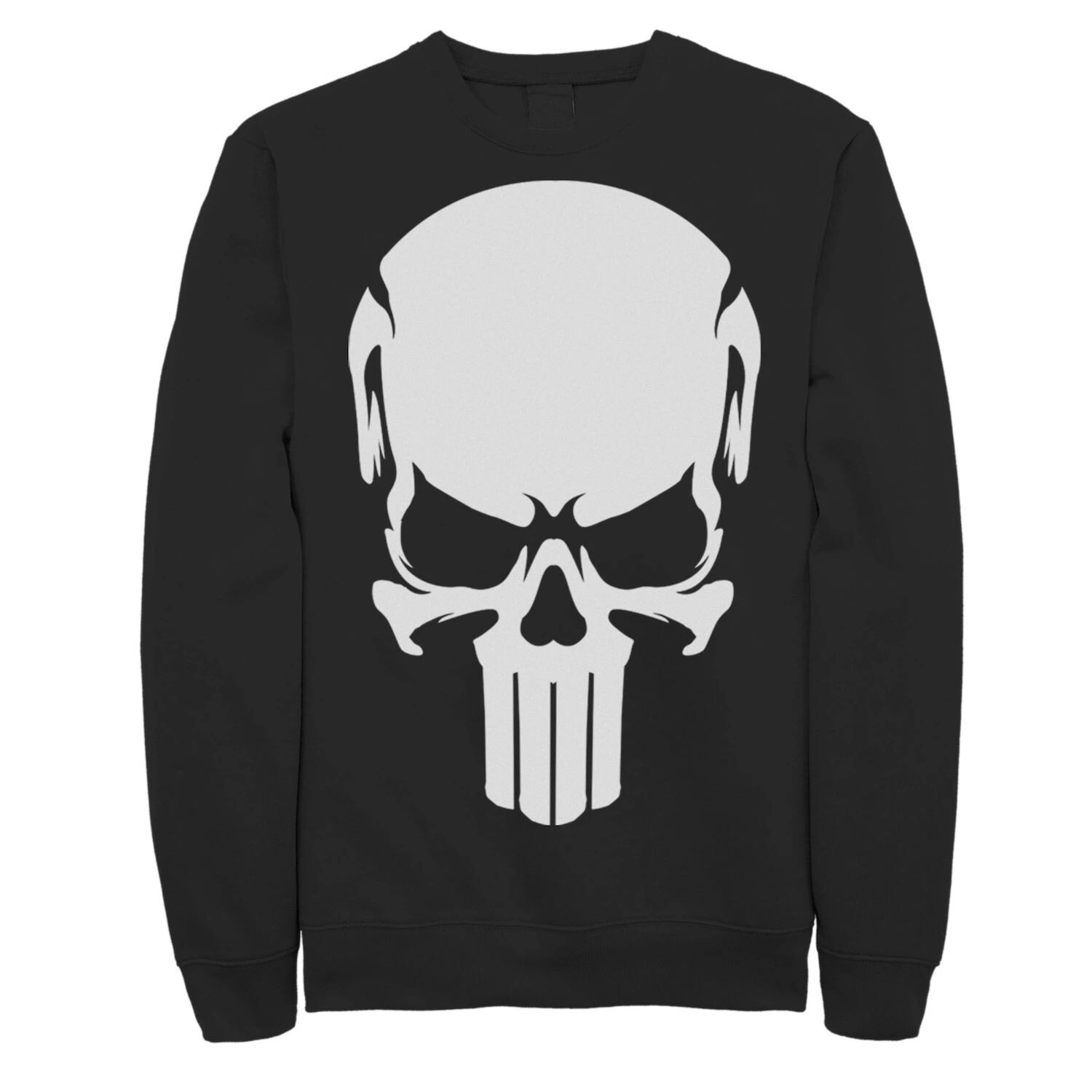 Мужской свитшот Punisher All White с логотипом черепа Marvel 
Мужской свитшот Punisher All White с логотипом черепа Marvel