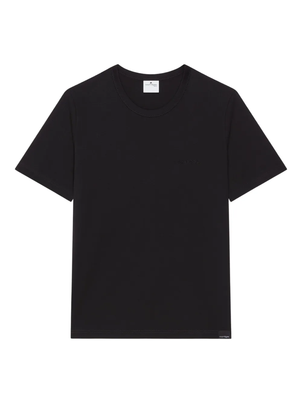 Футболка с круглым вырезом Courrèges, черный
Футболка с круглым вырезом Courrèges, черный