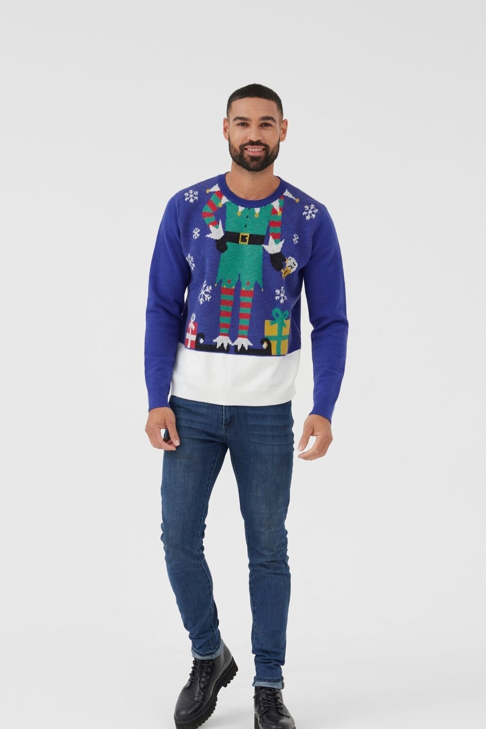 Мужской рождественский джемпер Elfster Society 8, синий
Мужской рождественский джемпер Elfster Society 8, синий