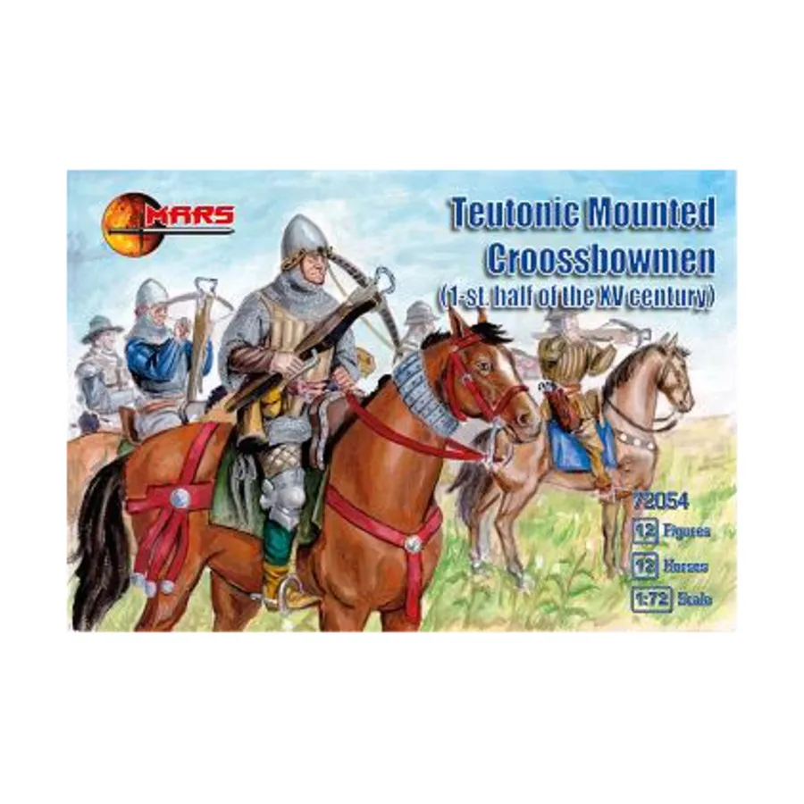 Тевтонские конные лучники, 1st Half of the XV Century Miniatures (1:72)
Тевтонские конные лучники, 1st Half of the XV Century Miniatures (1:72)