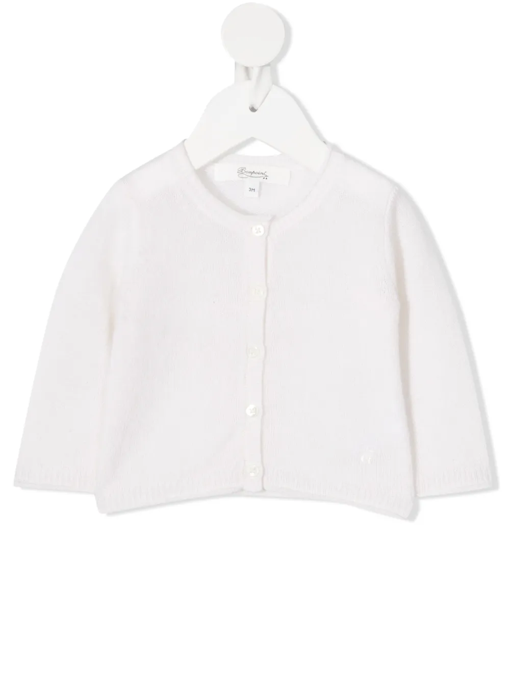 Кашемировый кардиган на пуговицах Bonpoint, белый
Кашемировый кардиган на пуговицах Bonpoint, белый