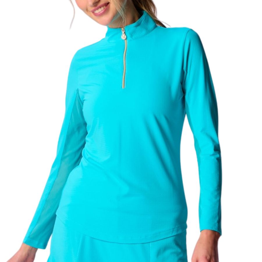 Женская футболка с длинными рукавами и воротником-стойкой G Lifestyle G Lifestyle Clothing, Caribbean turq.
Женская футболка с длинными рукавами и воротником-стойкой G Lifestyle G Lifestyle Clothing, Caribbean turq.