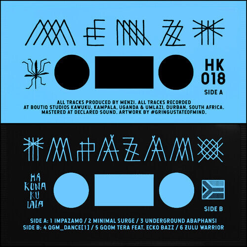 Сингл 12" Menzi: Impazamo
Сингл 12" Menzi: Impazamo