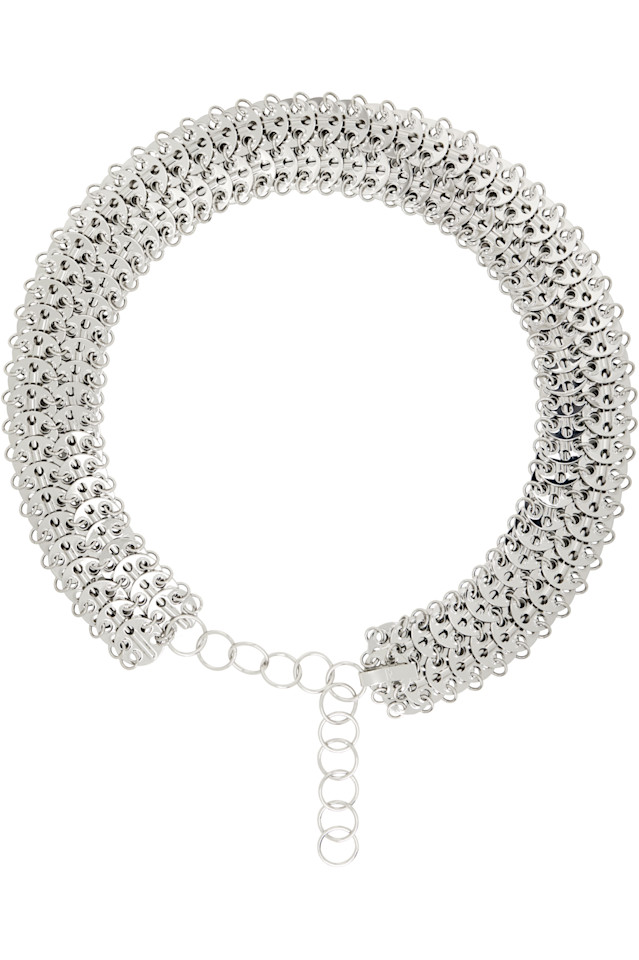 Пояс с драгоценностями Rabanne, серебро
Пояс с драгоценностями Rabanne, серебро