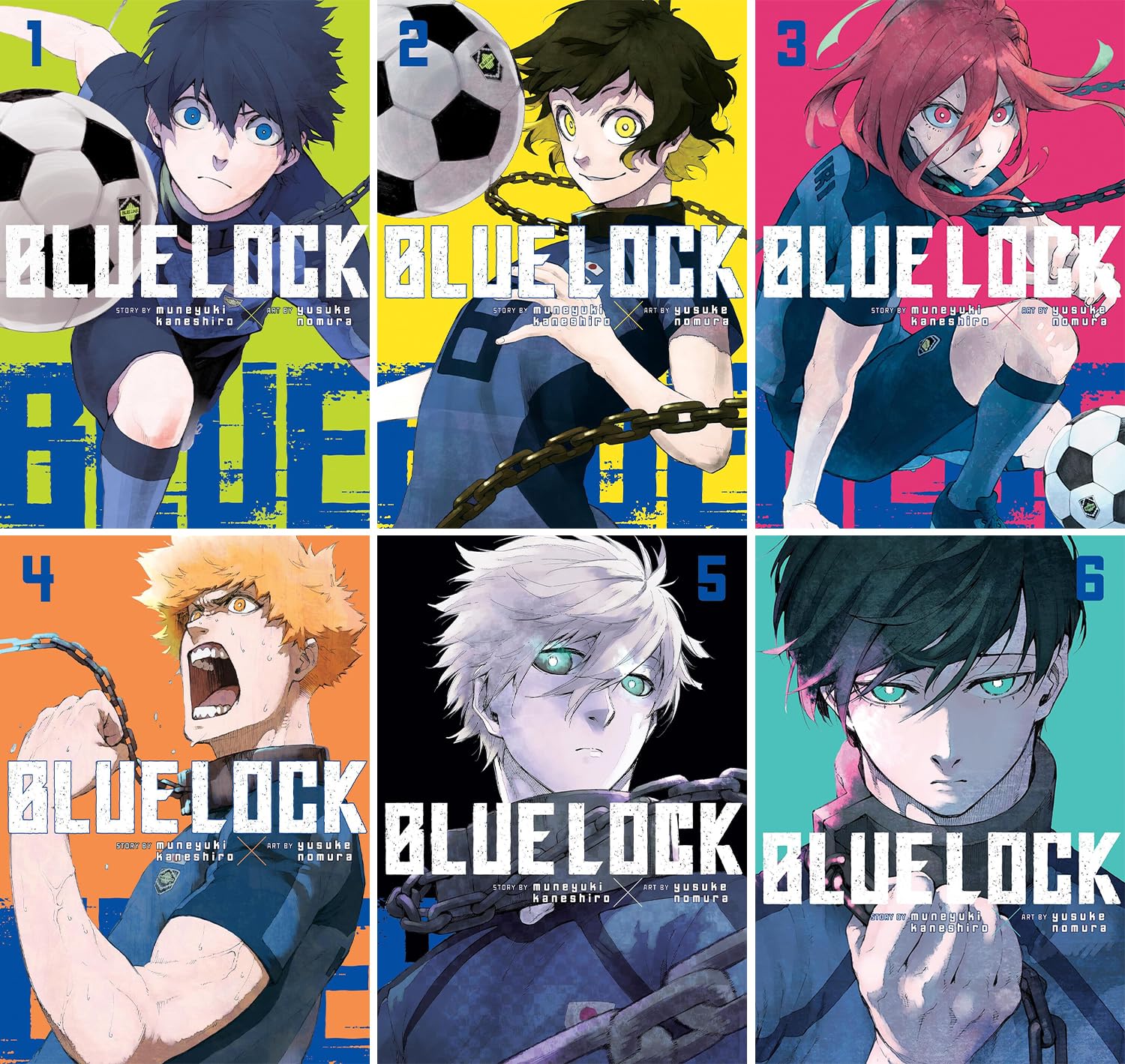 Blue Lock Manga Set Volumes 1-5 (Generic)
Blue Lock Manga Set Volumes 1-5 (Generic)