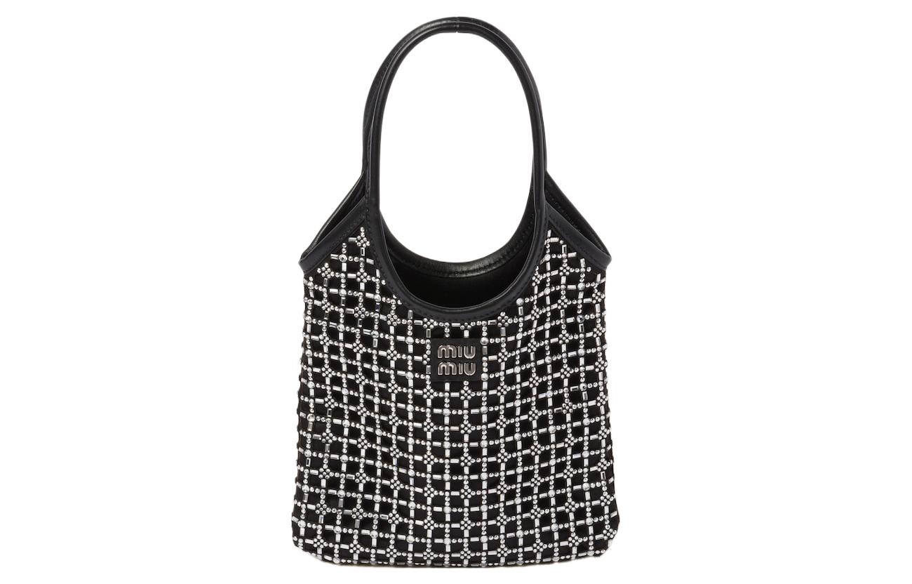 Сумка MIU MIU женская черная атласная с текстильной отделкой
Сумка MIU MIU женская черная атласная с текстильной отделкой