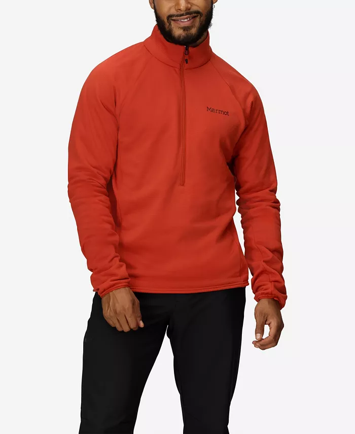 Мужская флисовая толстовка Leconte с молнией до середины Marmot, красный 
Мужская флисовая толстовка Leconte с молнией до середины Marmot, красный