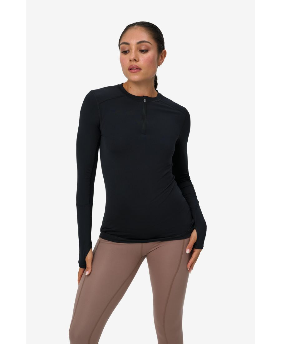 Женская спортивная футболка с застежкой-молнией до середины груди и защитой от солнца UPF 50+ BloqUV, Black
Женская спортивная футболка с застежкой-молнией до середины груди и защитой от солнца UPF 50+ BloqUV, Black