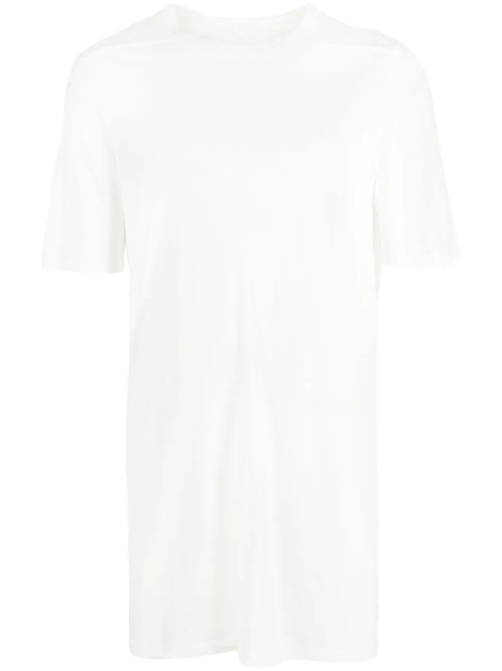 Длинная футболка с круглым вырезом Rick Owens, белый
Длинная футболка с круглым вырезом Rick Owens, белый