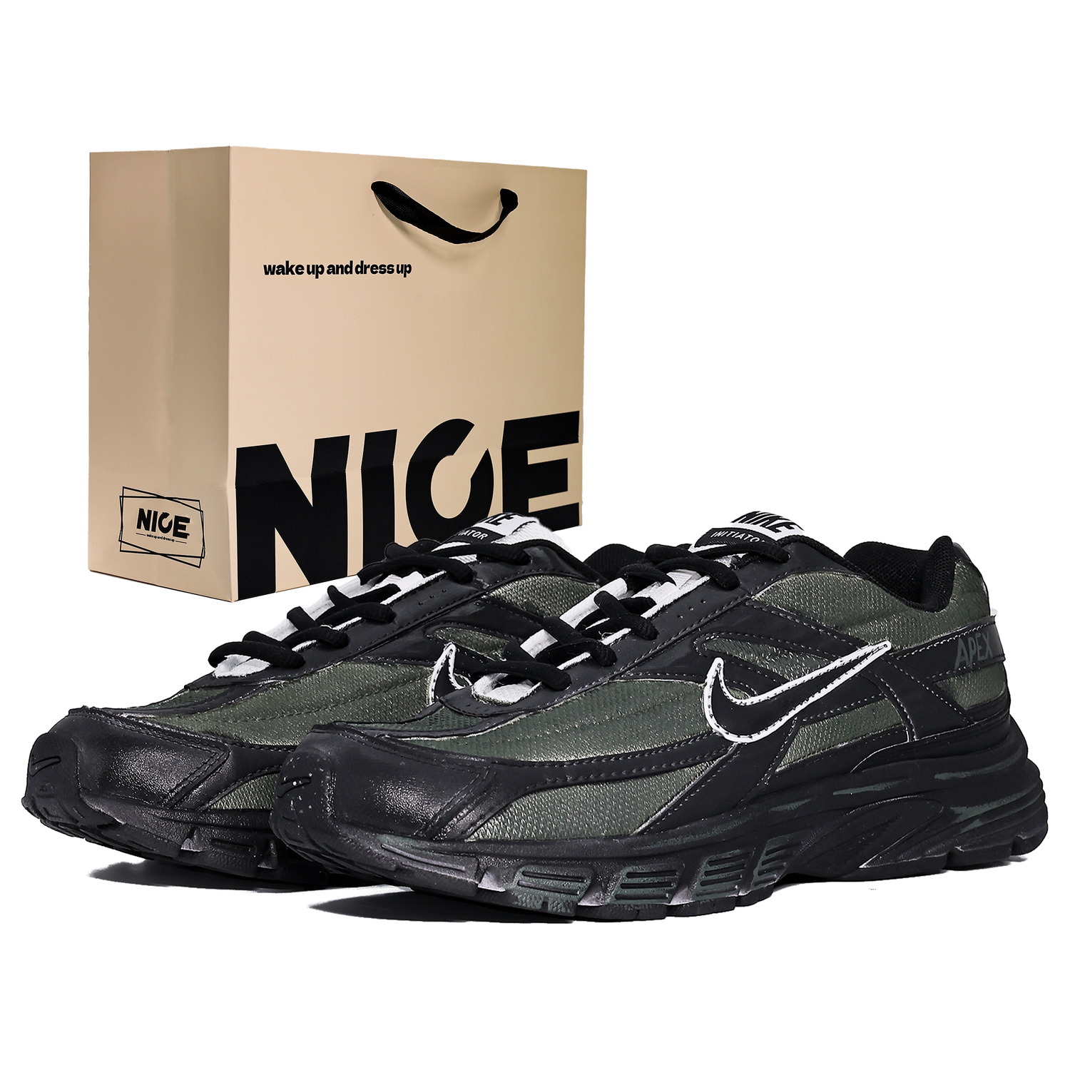 Инициатор амортизация устойчивость к истиранию дышащий низкий верх Nike, темно-зеленый
Инициатор амортизация устойчивость к истиранию дышащий низкий верх Nike, темно-зеленый