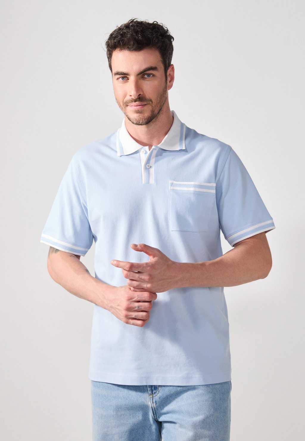 Поло Pier One, светло-голубой
Поло Pier One, светло-голубой