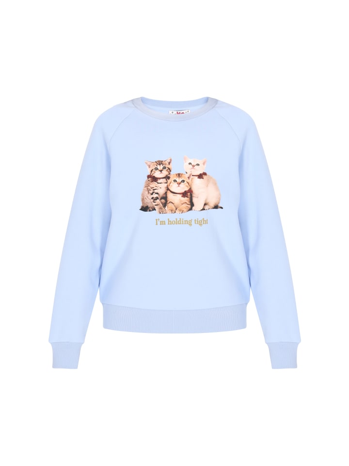 MyMo Женская толстовка светло-голубого цвета
MyMo Женская толстовка светло-голубого цвета