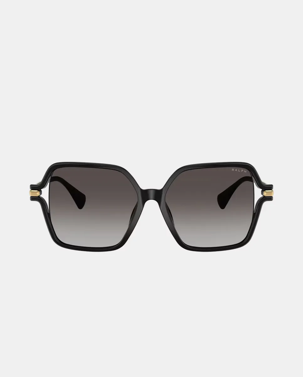 Квадратные женские солнцезащитные очки с серыми градиентными линзами Ralph by Ralph Lauren, черный
Квадратные женские солнцезащитные очки с серыми градиентными линзами Ralph by Ralph Lauren, черный