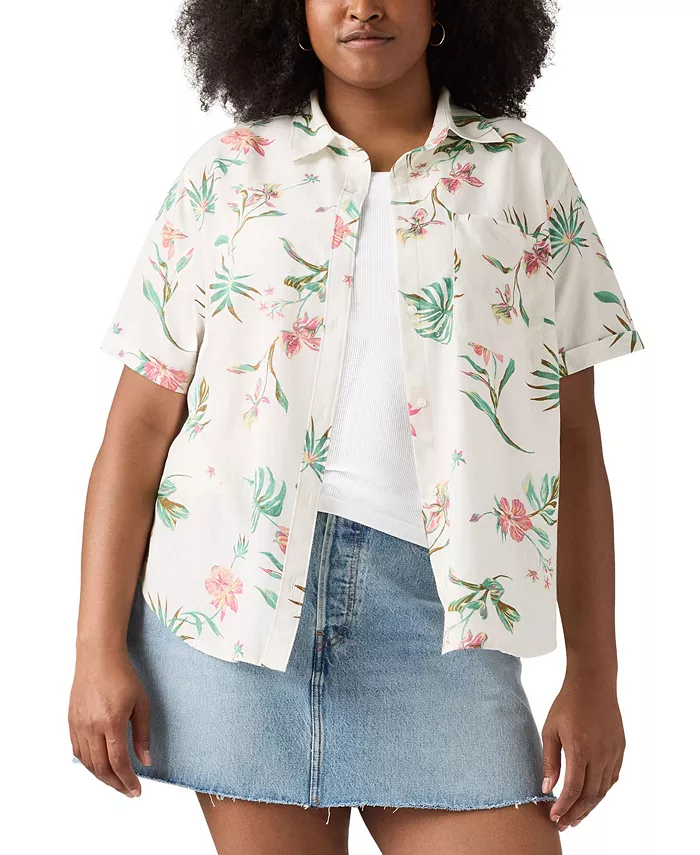Плюс сайз рубашка с коротким рукавом Darlene с цветочным принтом Levi's, мультиколор
Плюс сайз рубашка с коротким рукавом Darlene с цветочным принтом Levi's, мультиколор