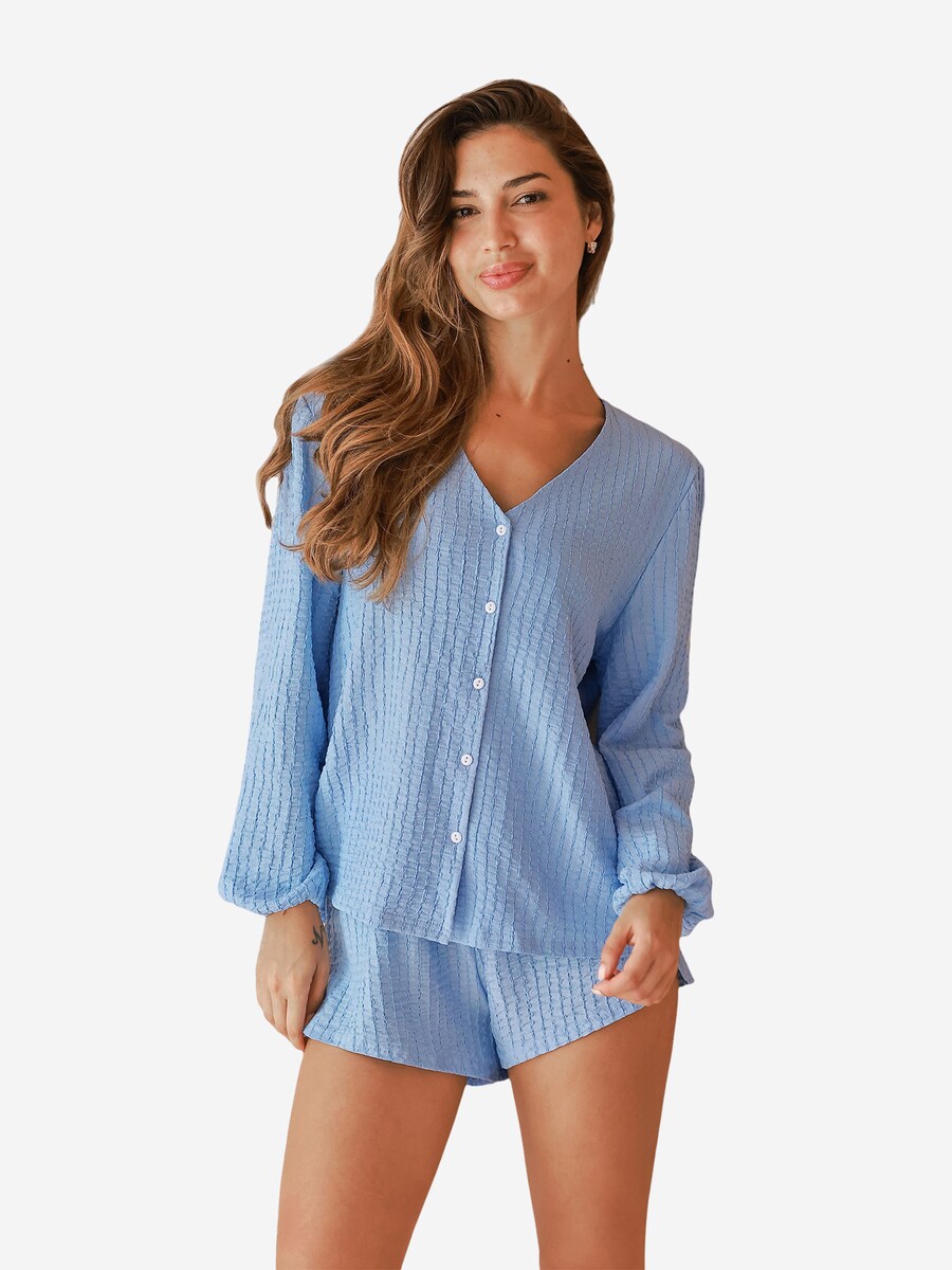 Пижама Cupshe, светло-голубой
Пижама Cupshe, светло-голубой