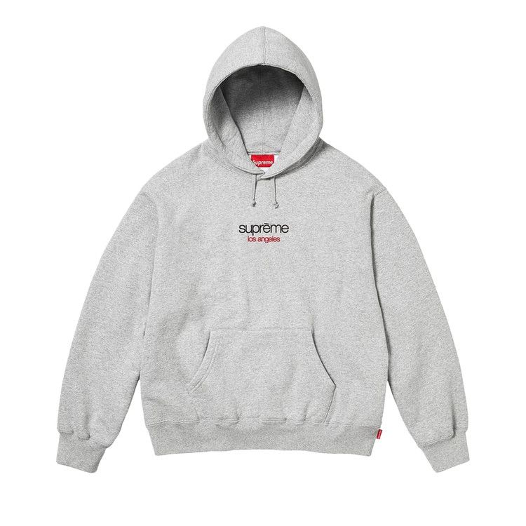 Толстовка Supreme Classic Logo Los Angeles Hooded Sweatshirt 'Heather Grey'
Толстовка Supreme Classic Logo Los Angeles Hooded Sweatshirt 'Heather Grey'
