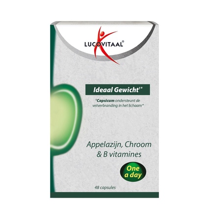 Яблочная эссенция, хром и витамины группы В Идеальный вес - Пищевая добавка Lucovitaal
Яблочная эссенция, хром и витамины группы В Идеальный вес - Пищевая добавка Lucovitaal