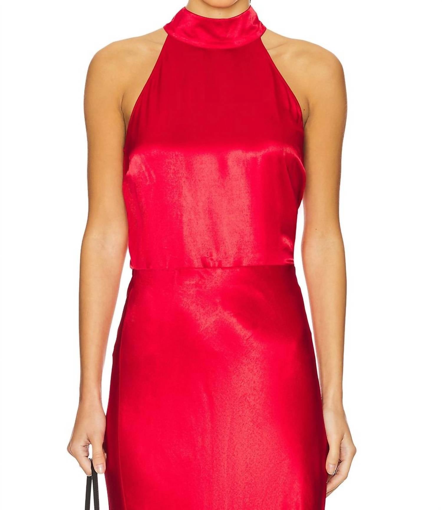 Лия Сатиновый топ с высоким воротником в алом цвете Rails, Scarlet
Лия Сатиновый топ с высоким воротником в алом цвете Rails, Scarlet