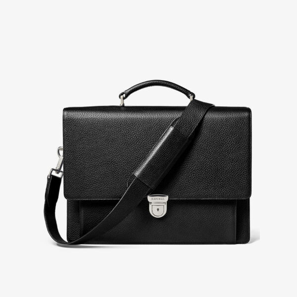 Сумка-мессенджер City из зерненой кожи Aspinal Of London, черный
Сумка-мессенджер City из зерненой кожи Aspinal Of London, черный