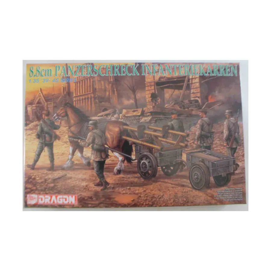 8,8-см Panzerschreck Infanteriekarren, Dragon Models - '39 to '45 Series - Germany (1:35)
8,8-см Panzerschreck Infanteriekarren, Dragon Models - '39 to '45 Series - Germany (1:35)