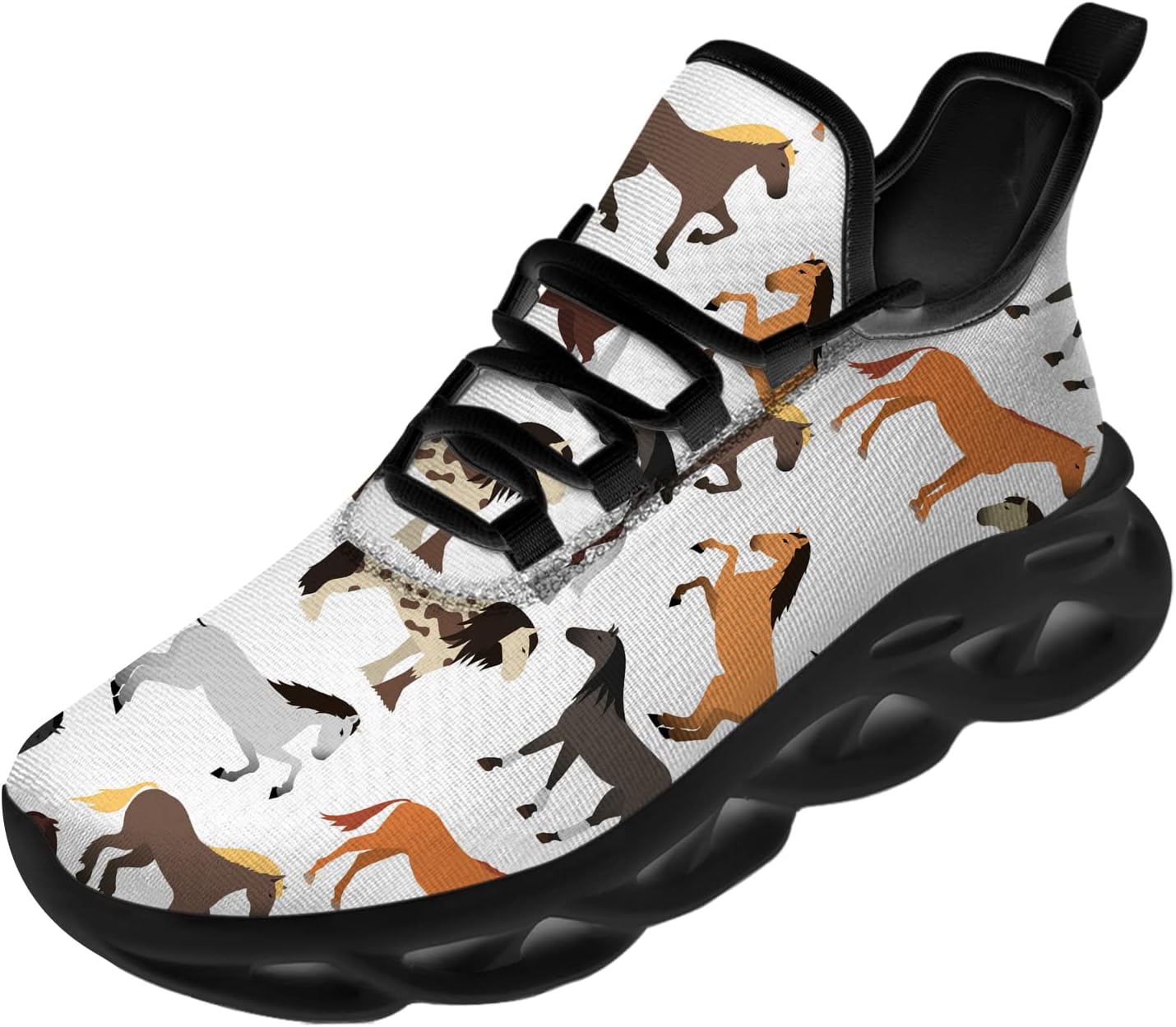 Кроссовки с изображением лошади для мужчин и женщин для бега, ходьбы и тенниса, обувь для любителей животных, подарок для мальчика и девочки Ciadoon, Multicolor
Кроссовки с изображением лошади для мужчин и женщин для бега, ходьбы и тенниса, обувь для любителей животных, подарок для мальчика и девочки Ciadoon, Multicolor