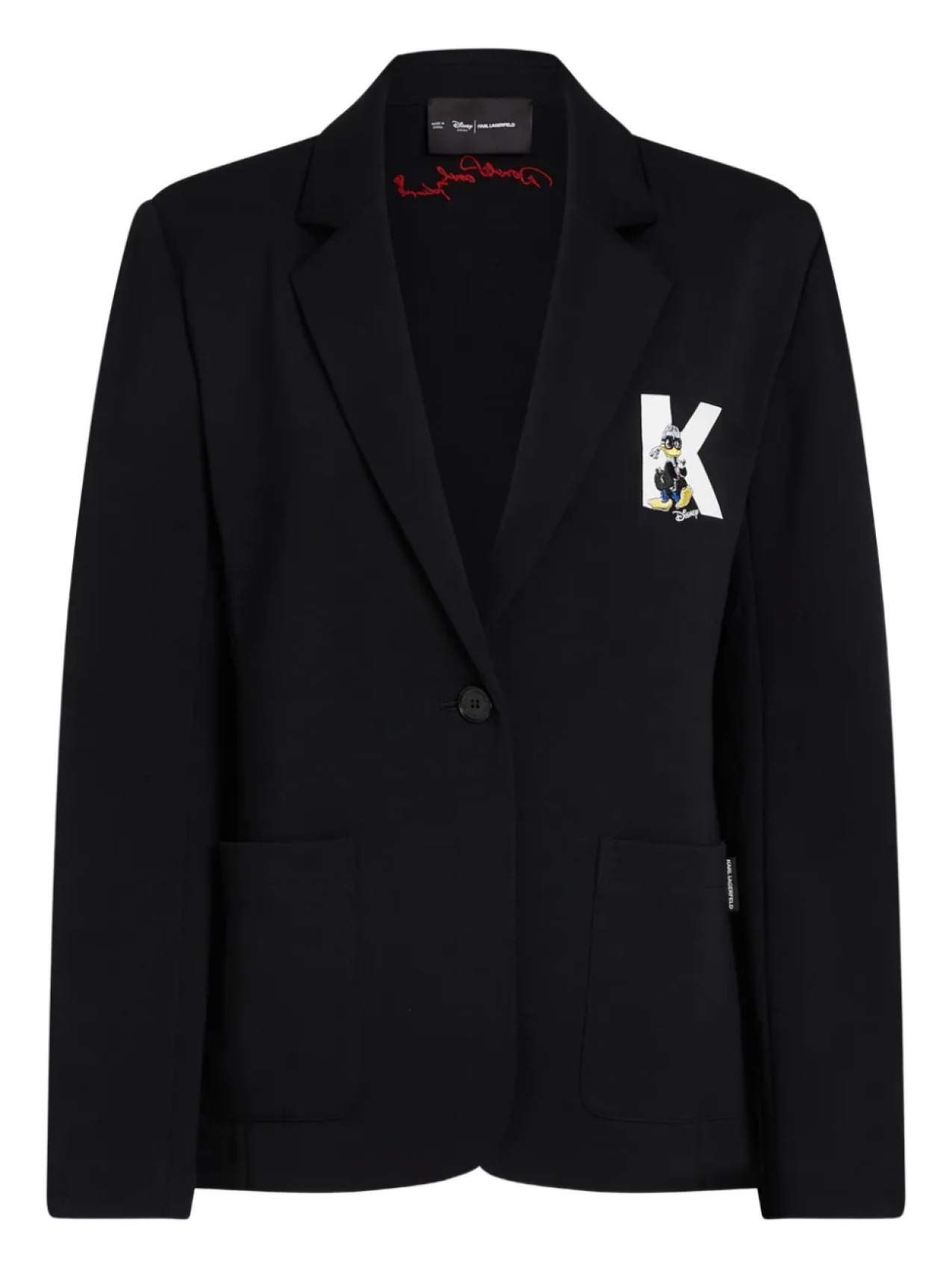 Джерси-блейзер X Disney Karl Lagerfeld, черный
Джерси-блейзер X Disney Karl Lagerfeld, черный