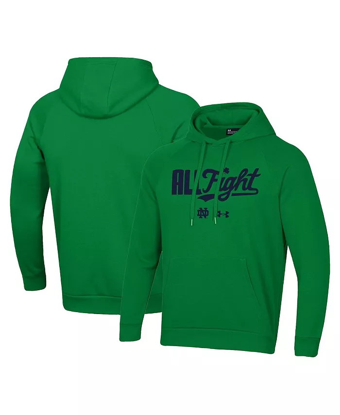 Мужская зеленая толстовка с капюшоном All Fight raglan Notre Dame Fighting Irish Under Armour
Мужская зеленая толстовка с капюшоном All Fight raglan Notre Dame Fighting Irish Under Armour