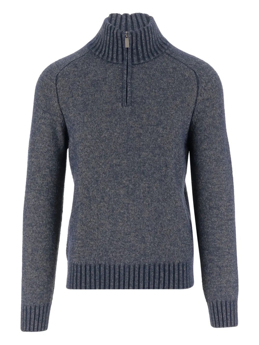 Свитер с высоким воротником на молнии K-Way, серый
Свитер с высоким воротником на молнии K-Way, серый