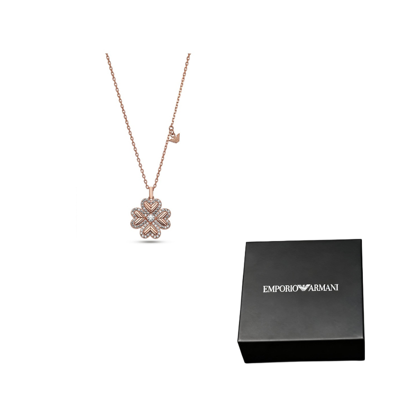 EMPORIO ARMANI Ожерелье из стерлингового серебра 925 пробы с розовым золотом
EMPORIO ARMANI Ожерелье из стерлингового серебра 925 пробы с розовым золотом