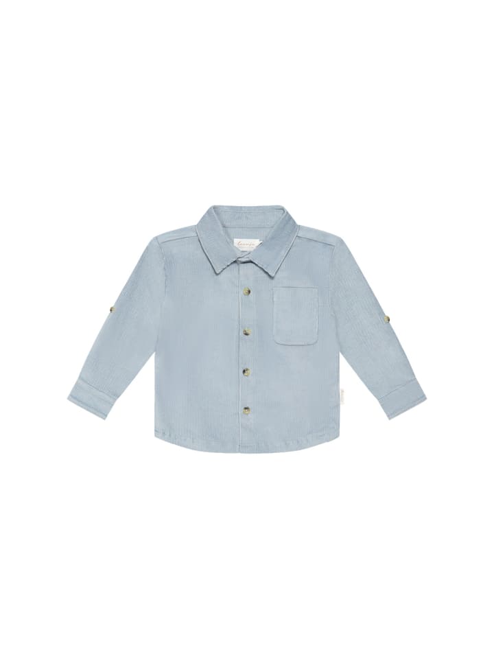 Leevje Вельветовая рубашка с нагрудным карманом, светло-голубого цвета
Leevje Вельветовая рубашка с нагрудным карманом, светло-голубого цвета