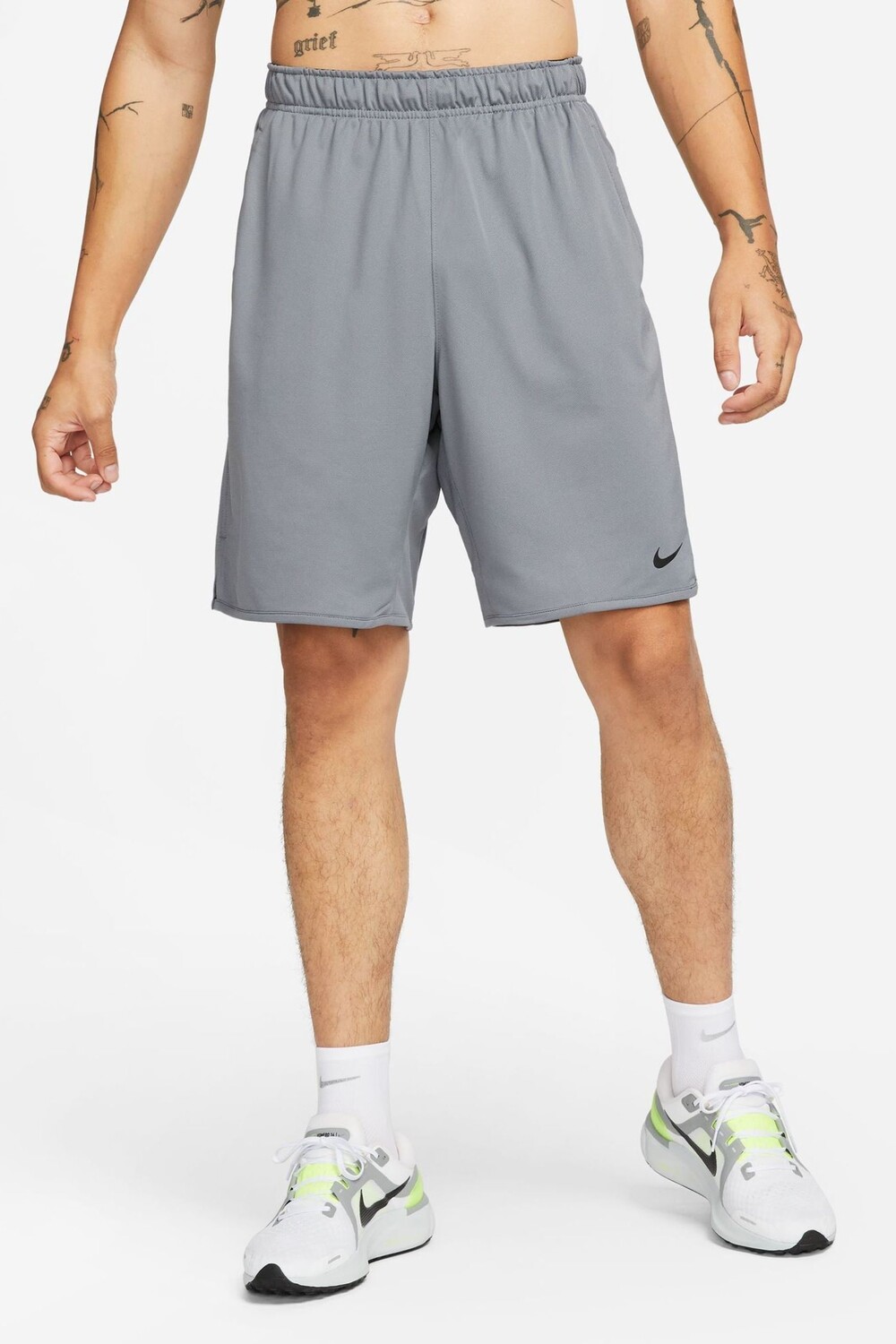 Универсальные шорты Totality dri fit 9 дюймов без подкладки Nike, серый
Универсальные шорты Totality dri fit 9 дюймов без подкладки Nike, серый